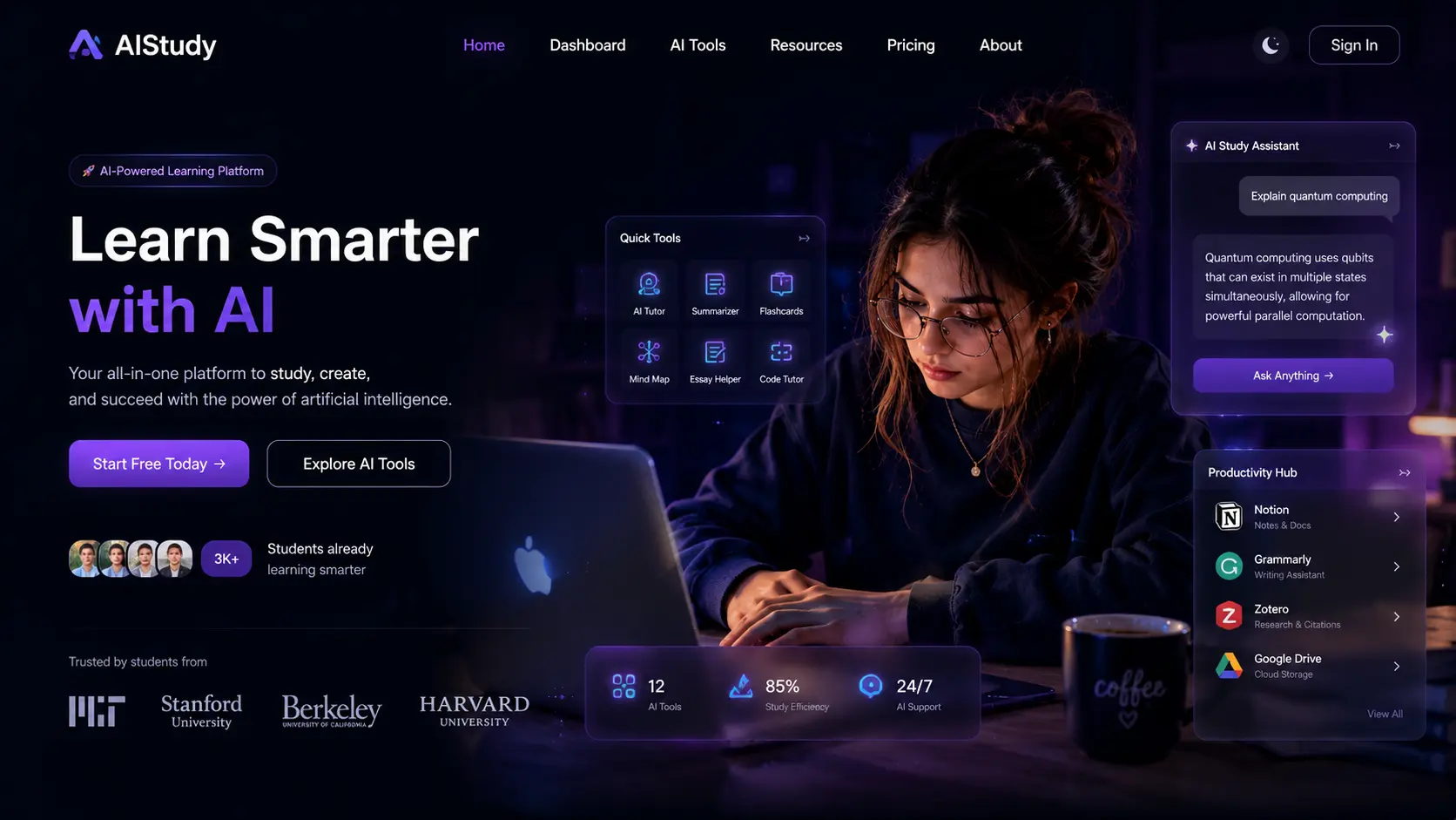 free AI tools for students