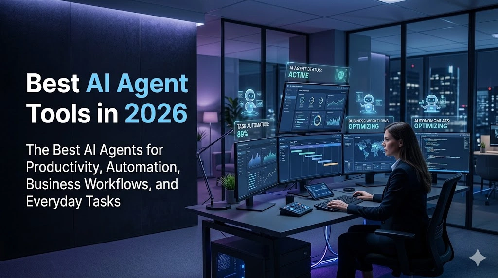 Best AI agent tools dashboard for productivity, automation, and business workflows in 2026