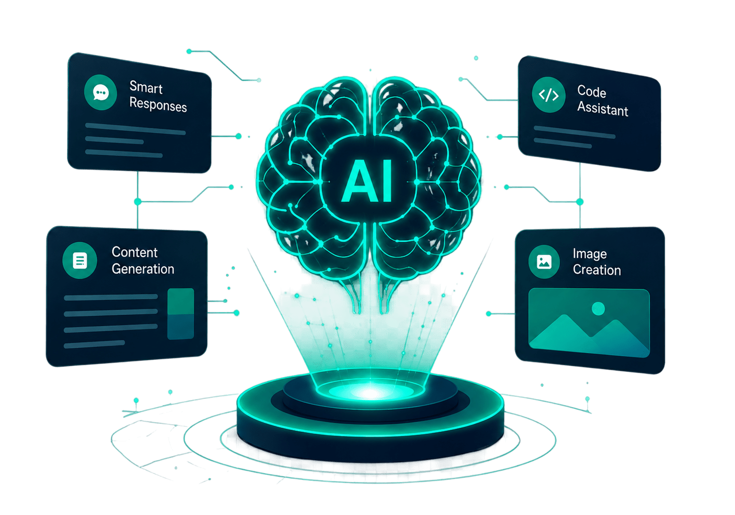 AI Hub Illustration